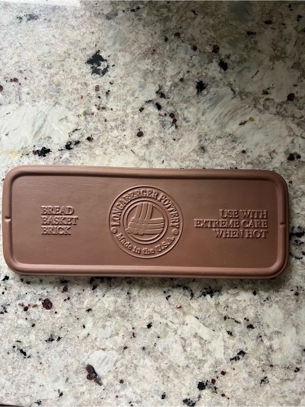 Longaberger Terracotta Bread Basket Brick